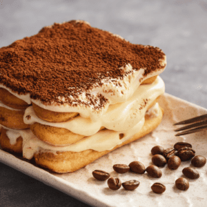 Coffee and walnut cake